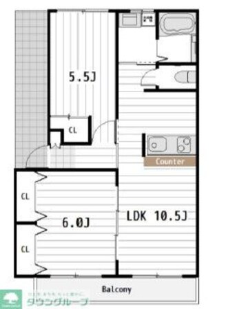 メゾンドールKの物件間取画像